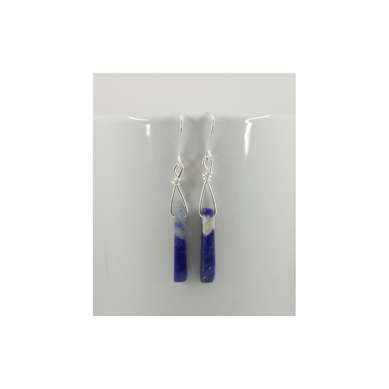 Ohrringe POLA Sodalith Versilbert