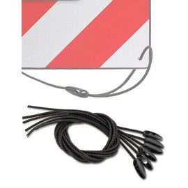 Luggage Straps for Warning Board, 6 x 100 cm Italy Warning Sign Tie Down Straps BESPOTCL Attachment of Spain Warning Signs Elastic Tensioners Adjustable for Warning Signs, Bicycle Carrier, Road Trip