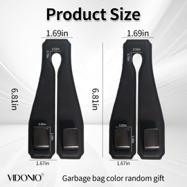 vidonio Upgrade Car Seat Back Double Hooks,Leather Car Seat Headrest Double Hooks & Mobile Phone Holder,Purse Hook for Car Organizers,Universal Hidden Multifunctional Car Hooks Leather(Black,2pcs)