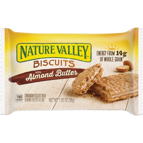 Nature ValleyTM Galletas de mantequilla de almendras 16 quilates, 15 oz
