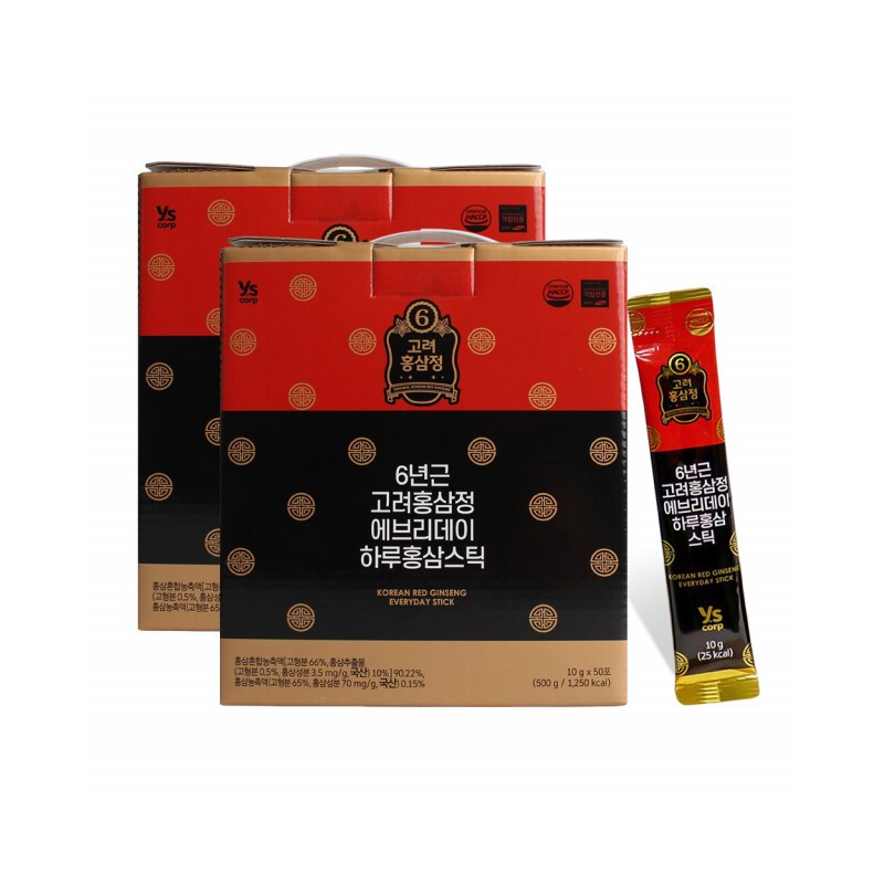 6-year-old Korean red ginseng extract, 2 cans of high school