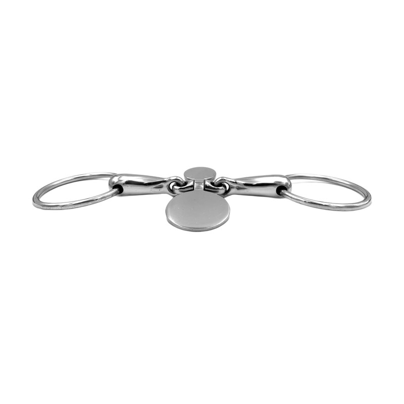 Equine Smile ES0075 Tongue Stretcher Snaffle Bit Water Snaffle with