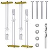 Steel Stud TV Mounting Kit, Metal Stud TV Mount Kit