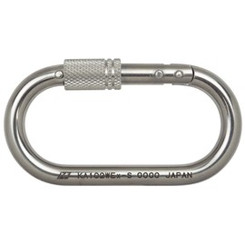 123 Carabiner Ex Stainless Steel KA102 Double Stopper KA102WEXS