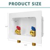 Washing Machine Outlet Box, Niikappu 1/2 Inch MIP Sweat Inlet
