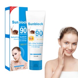 Leogony 100ml Sunblock Spf 90+, Non-greasy and Lightweight Sun Screen for All Skin Types