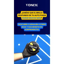 Vonixx Carnauba Hybrid Wax Cera En Pasta Con Polimeros 240ml