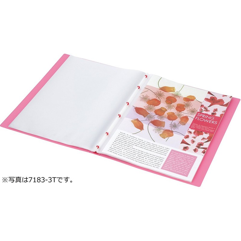 King Jim 7181TW Hikutasu Clear File, cobalt blue