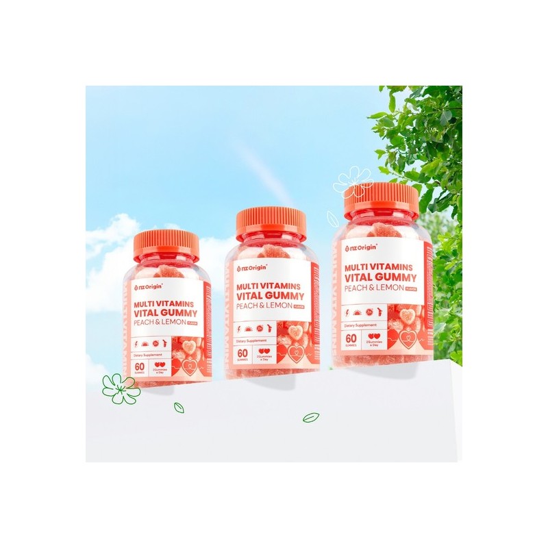 NZ Origin [1+1] Peach & Lemon Flavor / Multivitamin Vital