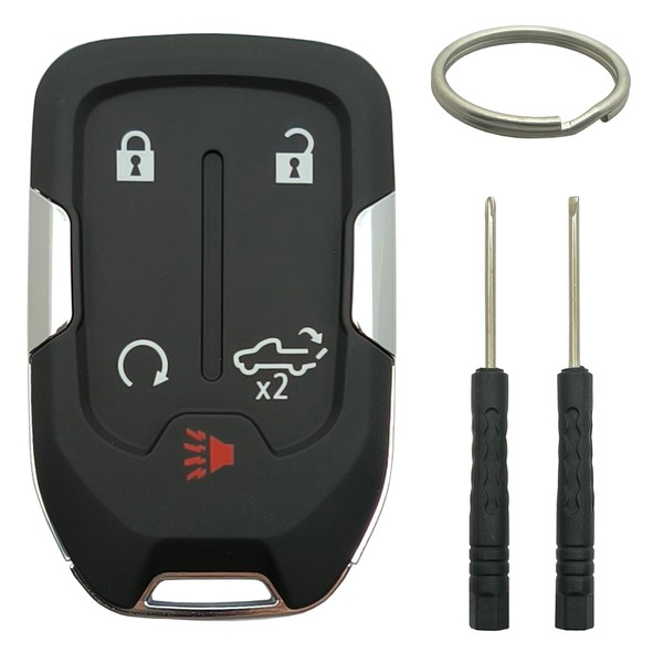 Smart Key Fob Shell Case Replacement Fits for Chevy Silverado