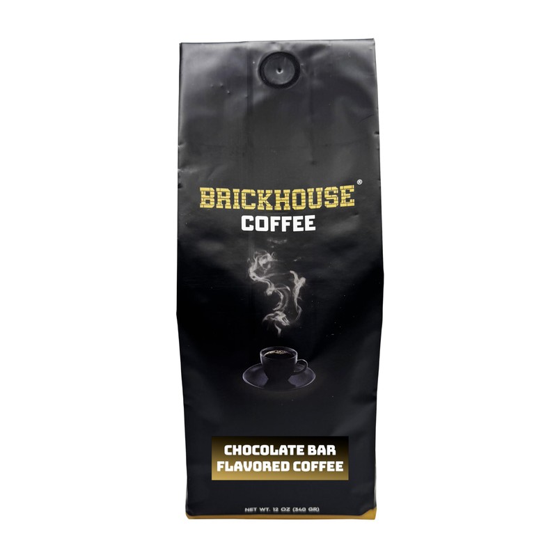 Brickhouse Chocolate Bar Flavored Ground Coffee – Candy-Inspired Blend with