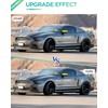 PWOBVZ Dynamic Front & Rear White Side Marker Lights Compatible