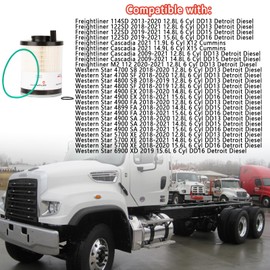 GETOPAUTO FS20083 Fuel Filter Water Separator Compatible with Cummins ISX DD13 DD15 DD16 Detroit Diesel Engines Replaces A0000905051 FS20083 A48507 PF46145(set of 6)