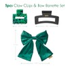 Wicked 3PK Claw Clip & Bow Barrette set - hair