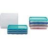 Kigima Food Storage Containers with Labelling “Fleisch / Fisch /