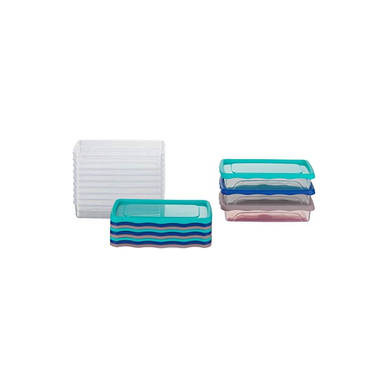 Kigima Food Storage Containers with Labelling “Fleisch / Fisch /