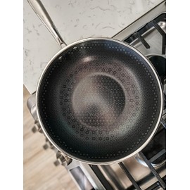 Black Cube CeramicQR Cookware - Made In France - Quick Release Fry Pan - 9.5-Inch - Induction Pan - Stainless Steel Fry Pan - Nonstick Frying Pan for Induction Cooktop Quick Release