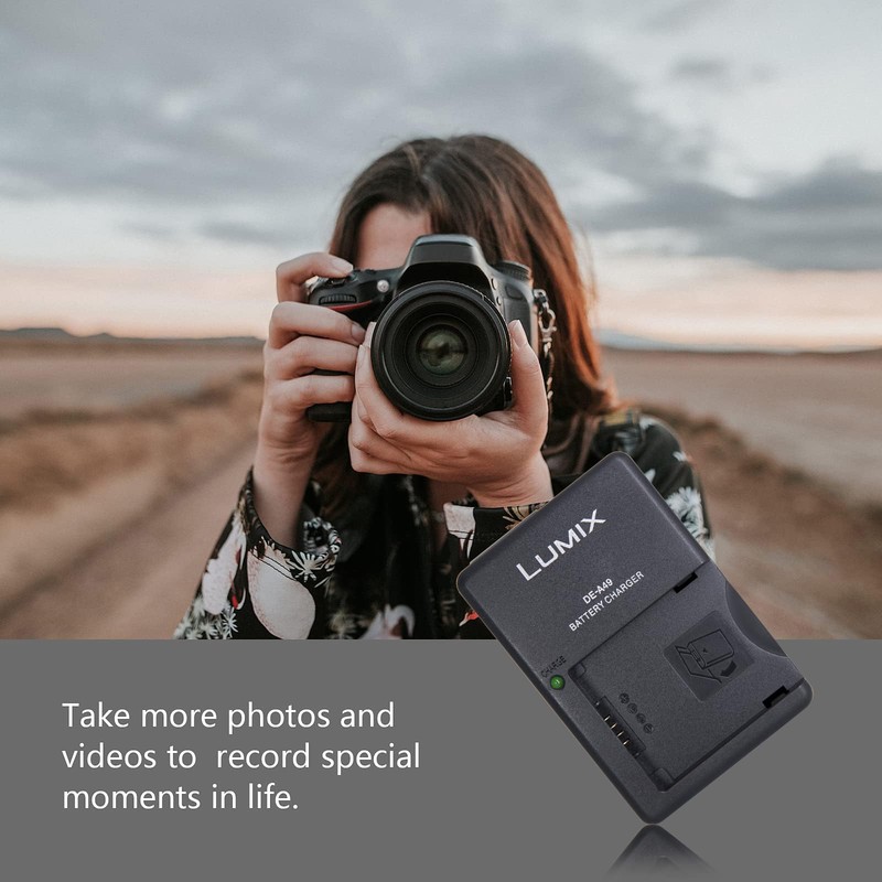 Hostorch DE-A49 Camera Battery Charger for Lumix DE-A49BA, DEA49, DEA49B,