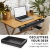 Under Desk Drawer For Desk 23.5 in, Pull out Storage