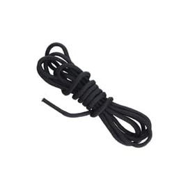 Atwood Rope MFG Parapocalypse - Survival Boot Lace with Aramid Fishing Line EDC Stay-Tied Knot Holding (Black, 54")