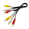 Simple Packaging Video Cord, 3 Pin to 3 Pin RCA