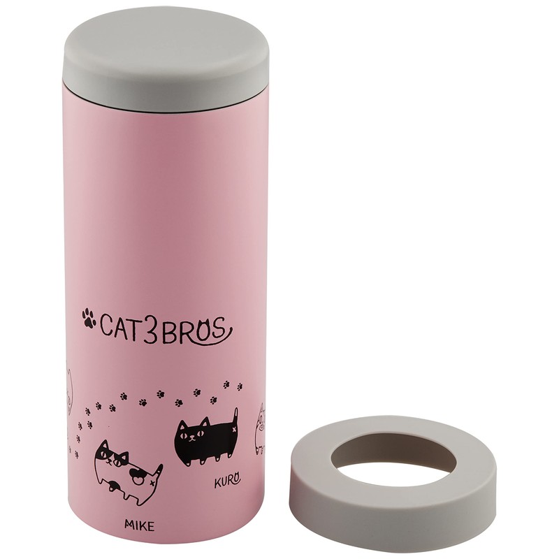 23176 Ceramic Indigo 3-Way Cat Brothers, 3-Way Stainless Steel Bottle,