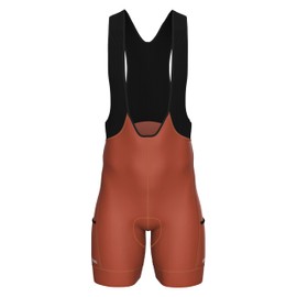 Wixen Elite Cycling Bib Shorts for Men Bicycle Bib Shorts Durable Performance Zipper Pocket, Black Brown, Medium