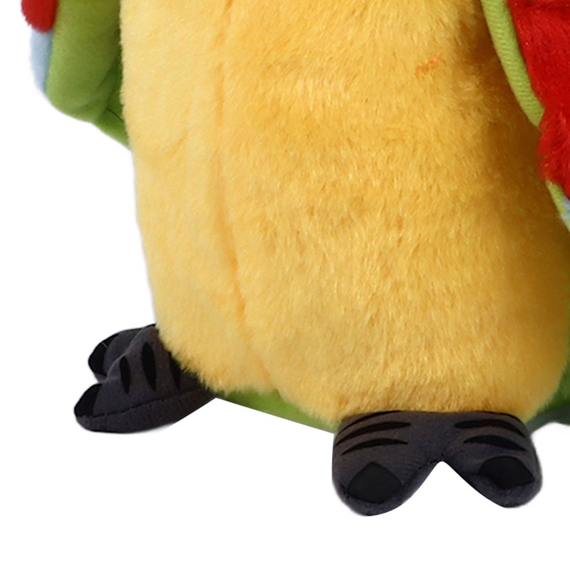 Electric Talking Parrot Plush Toy Soft Record Vocals Interactive Voice