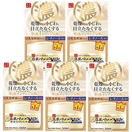 Nameraka Honpo Wrinkle Gel Cream N, 3.5 oz (100 g), Set of 5