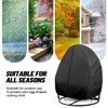 Egg Chair Cover Double - 91x87 Inch Large Patio Hanging