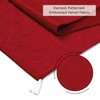 Encasa Dining Table Runner 13x72 in Long | Embossed Velvet