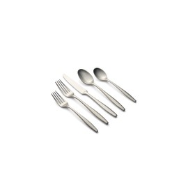 Cambridge Silversmiths Katerina Satin 20-Piece Flatware Set, Service for 4,Silver