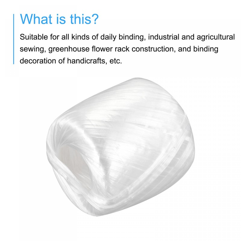 sourcing map Polyester Nylon Plastic Rope Twine Household Bundled for