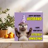 Husband Birthday Card - Otterly Amazing - Funny Otter Birthday