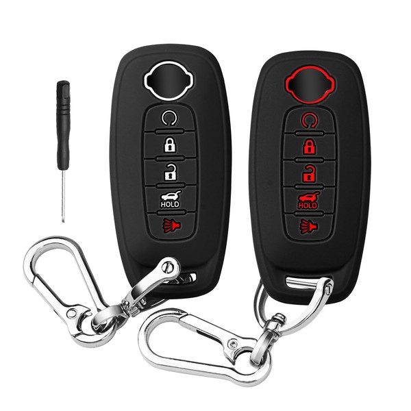 QBUC Key Fob Cover for Nissan, Car Key Fob Protector