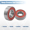 sourcingmap 2pcs 6003RS Deep Groove Sealed Shielded Ball Bearing 35