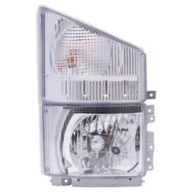 BJTDLLX Headlight Assembly Fit for ISUZU NPR NPR-HD NQR NRR 2008-2020, Halogen Headlamp 8975851702, Passenger Side (Right)