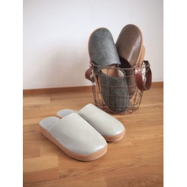 Daikai 73576 PU Thick Sole Slippers M Light Gray