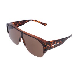 Gamswild WO7530 Overglasses Sunglasses Sports Glasses Half Frame Glasses Women Men Cycling Glasses Unisex Grey Brown Black Red, brown