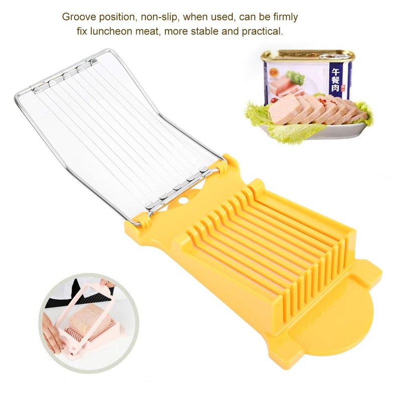 Egg Slicers for Boiled Eggs, Multi-Purpose Stainless Steel Lunch Meat