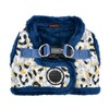 Puppia Huxley Vest Dog Harness Step-in Warm Winter Leopard Pattern