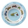Tyrrell Katz Kids Trucks Printed Bowl in Blue Melamine -