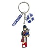 Souvenirs Scotland Keyring - Scottish Piper Keychain - Pipe Playing