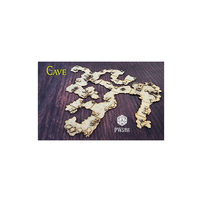 PWORK WARGAMES The Cave (La Caverna) - 3D Tactical Maps