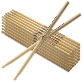 Performance Plus Display Box of 2B, 5B and 7A. Drumsticks 30 Pair 3 Different Sizes Nylon Tipped Drum Sticks (DS30NA)
