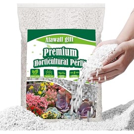 2QT Perlite for Plants Organic Perlite Horticultural Soil Amendment for Indoor & Outdoor Container Plants and Enhanced Drainage Enhanced Growth, Promote Root Growth and Soil Health
