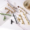 Vicycmc Green Cabinet Pulls 5 Inch(128mm) Hole Center,Zinc Alloy Solid