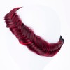 CAISHA Braided Hairpiece Hairband Headband Hair Accessories Red Mix HZ303