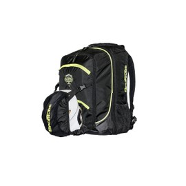 Sportube Overheader Airline Carry-On Compliant Ski and Snowboard Gear & Boot Backpack , Black/Green, 44 Liters