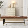 FERFALDER Shoe Bench Entryway, End of Bed Bench, Bench for